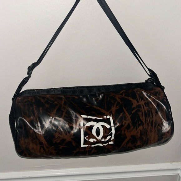 CHANEL Bag Chanel Sports Line Shoulder Bag Black - Picture 15 of 16